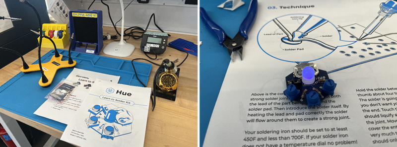 锡焊六边形 RGB 灯板，《文明6》里的电子厂？